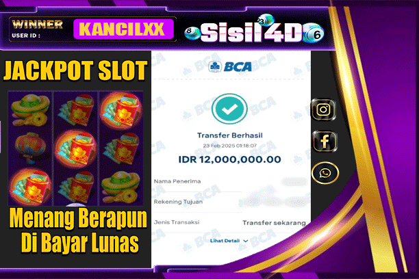 SISIL4D JACKPOT SLOT FORTUNE DRAGON Rp 12.000.000,-LUNAS