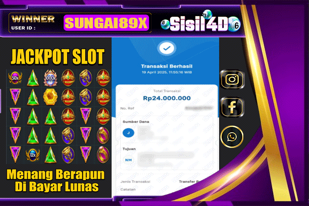 SISIL4D JACKPOT SLOT GATES OF OLYMPUS 1000 Rp 24.000.000,-LUNAS