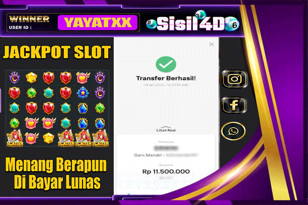 SISIL4D JACKPOT SLOT STARLIGHT PRINCES 1000 Rp 11.500.000,-LUNAS