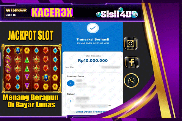 SISIL4D JACKPOT SLOT GATES OF OLYMPUS SUPER SCATTER Rp 10.000.000,-LUNAS