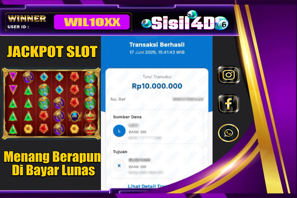 SISIL4D JACKPOT SLOT GATES OF OLYMPUS SUPER SCATTER Rp 10.000.000,-LUNAS