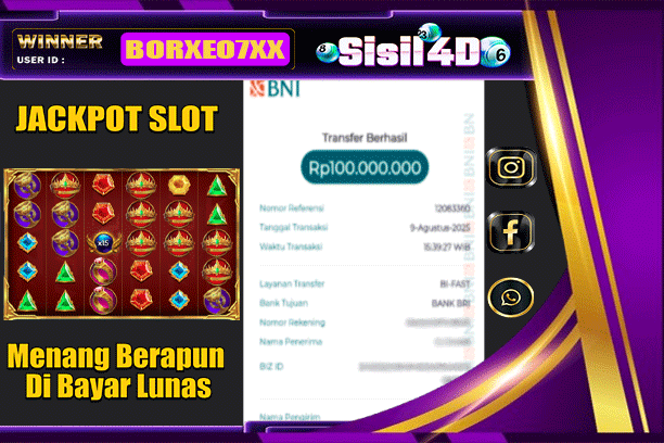 SISIL4D JACKPOT SLOT GATES OF OLYMPUS SUPER SCATTER Rp 100.000.000,-LUNAS