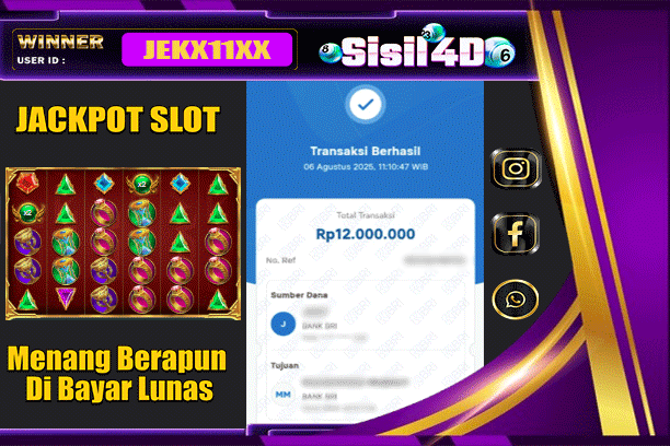 SISIL4D JACKPOT SLOT GATES OF OLYMPUS SUPER SCATTER Rp 12.000.000,-LUNAS