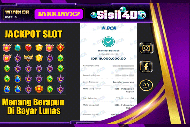 SISIL4D JACKPOT SLOT STARLIGHT PRINCESS Rp 19.000.000,- LUNAS