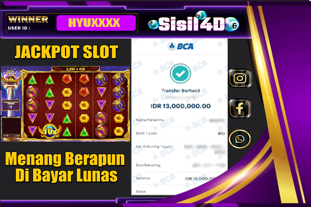 SISIL4D JACKPOT SLOT GATES OF OLYMPUS SUPER SCATTER Rp 13.000.000,-LUNAS