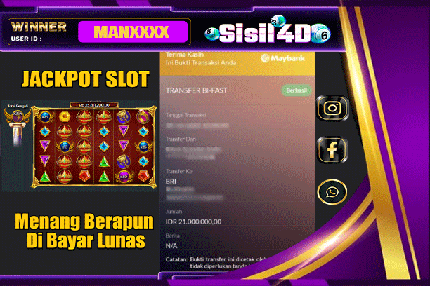 SISIL4D JACKPOT SLOT GATES OF OLYMPUS SUPER SCATTER Rp 21.000.000,-LUNAS