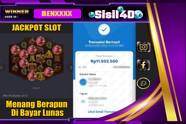 SISIL4D JACKPOT SLOT WILD BOUNTY SHOWDOWN Rp 11.500.000,-LUNAS