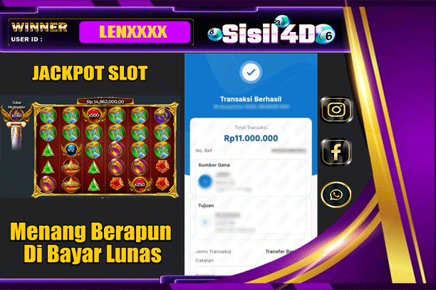 SISIL4D JACKPOT SLOT GATES OF OLYMPUS SUPER SCATTER Rp 10.000.000,-LUNAS