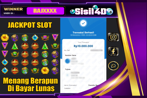 SISIL4D JACKPOT SLOT GATES OF OLYMPUS 1000 Rp 10.000.000,-LUNAS