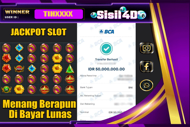 Sisil4D SISIL4D JACKPOT SLOT GATES OF OZZO Rp 50.000.000,-LUNAS