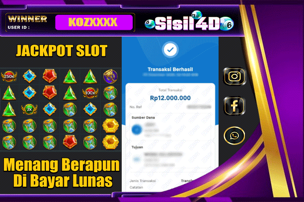 SISIL4D JACKPOT SLOT GATES OF OLYMPUS 1000 Rp 12.000.000,-LUNAS
