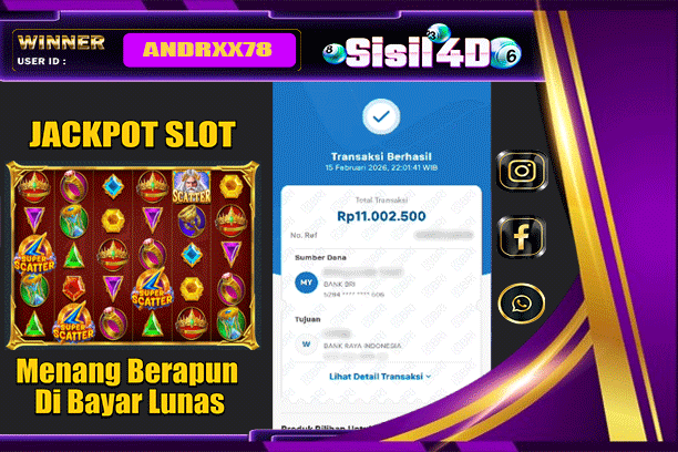 SISIL4D JACKPOT SLOT GATES OF OLYMPUS SUPER SCATTER Rp 11.000.000,-LUNAS