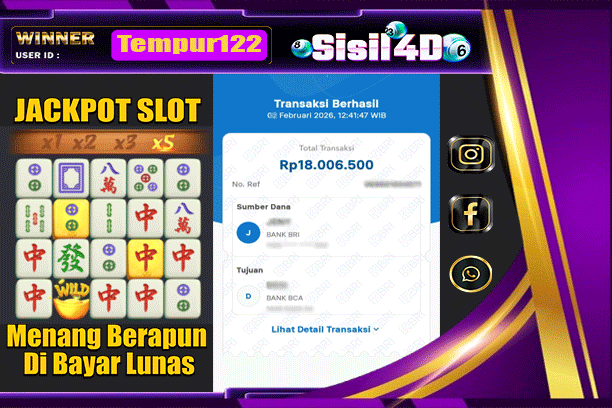 SISIL4D JACKPOT SLOT MAHJONG WAYS 2 Rp18.000.000,-LUNAS