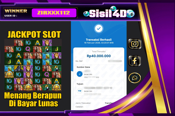 SISIL4D JACKPOT FASTSPIN-THE GREAT SAFARI Rp40.000.000,-LUNAS