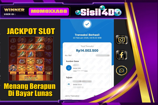 SISIL4D JACKPOT SLOT PGSOFT-YAKUZA HONOR  Rp 14.000.000,-