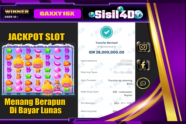 SISIL4D JACKPOT SLOT  SUGAR RUSH SUPER SCATTER Rp28.000.000,-LUNAS